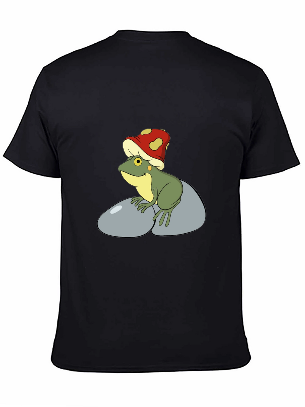 Frog with Mushroom Hat Graphic Tee