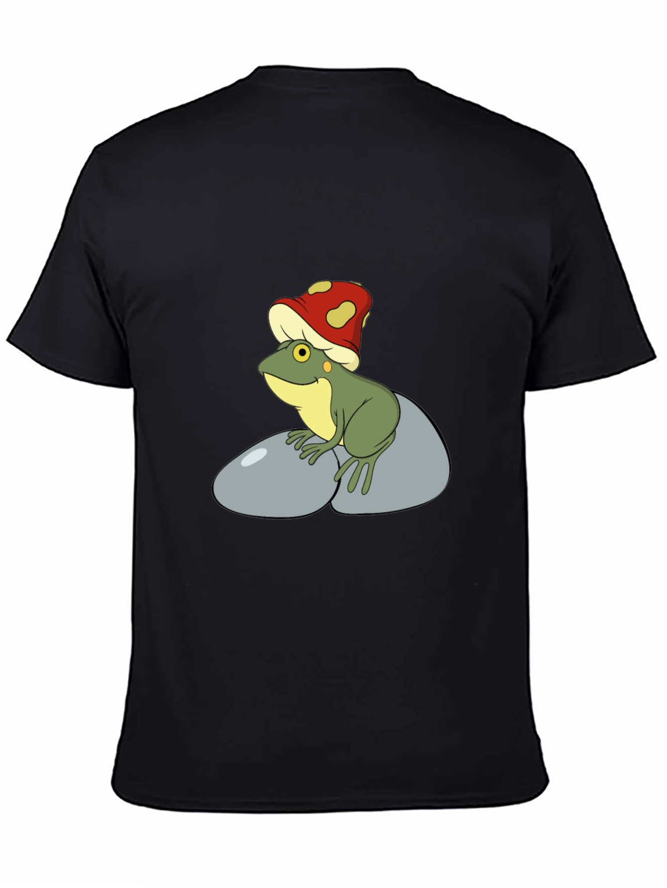 Frog with Mushroom Hat Graphic Tee