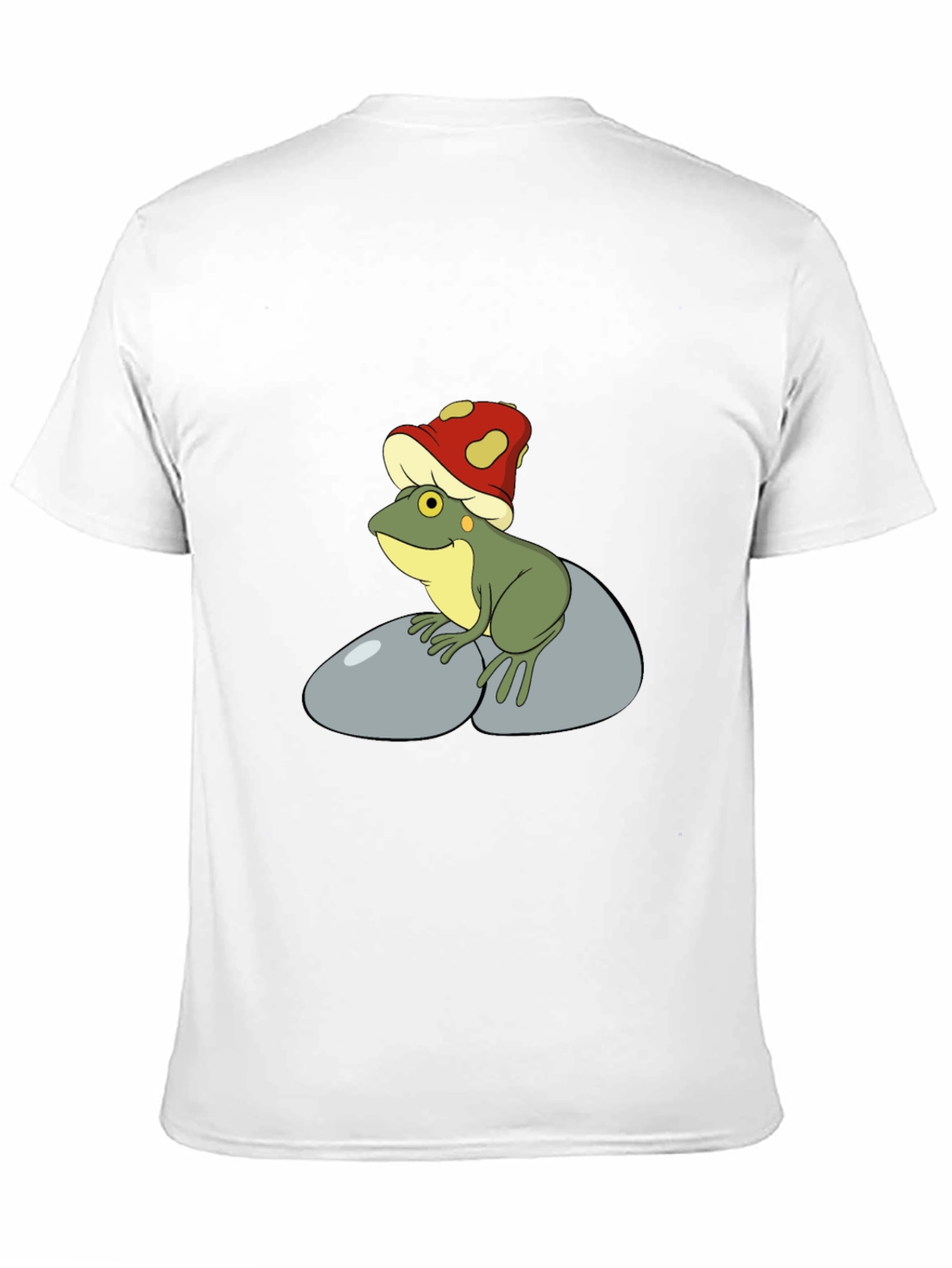 Frog with Mushroom Hat Graphic Tee