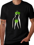 Fig Leaf Graphic Black T-Shirt