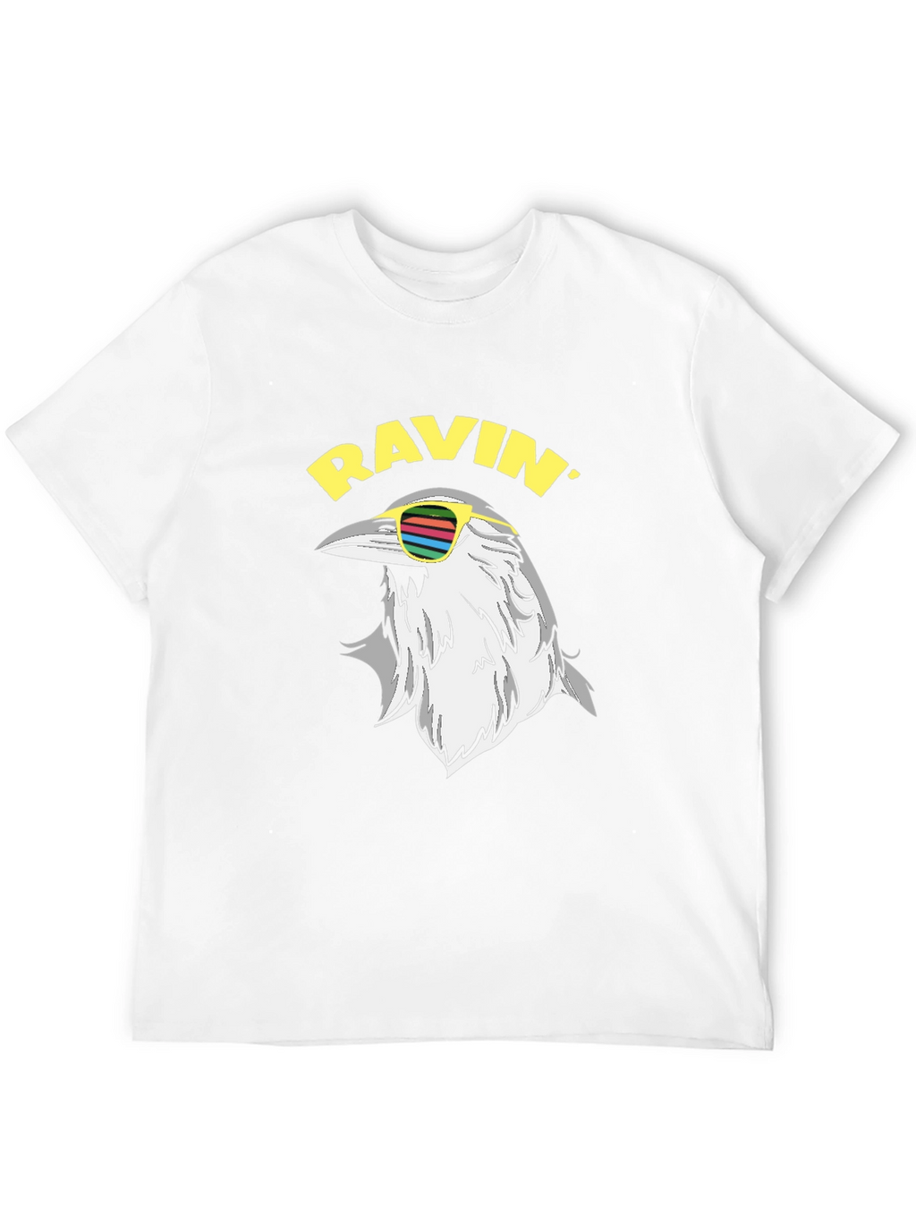 Ravin Crow T-Shirt - Cool Bird Graphic Tee