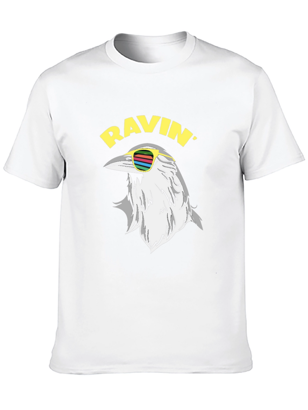 Ravin Crow T-Shirt - Cool Bird Graphic Tee