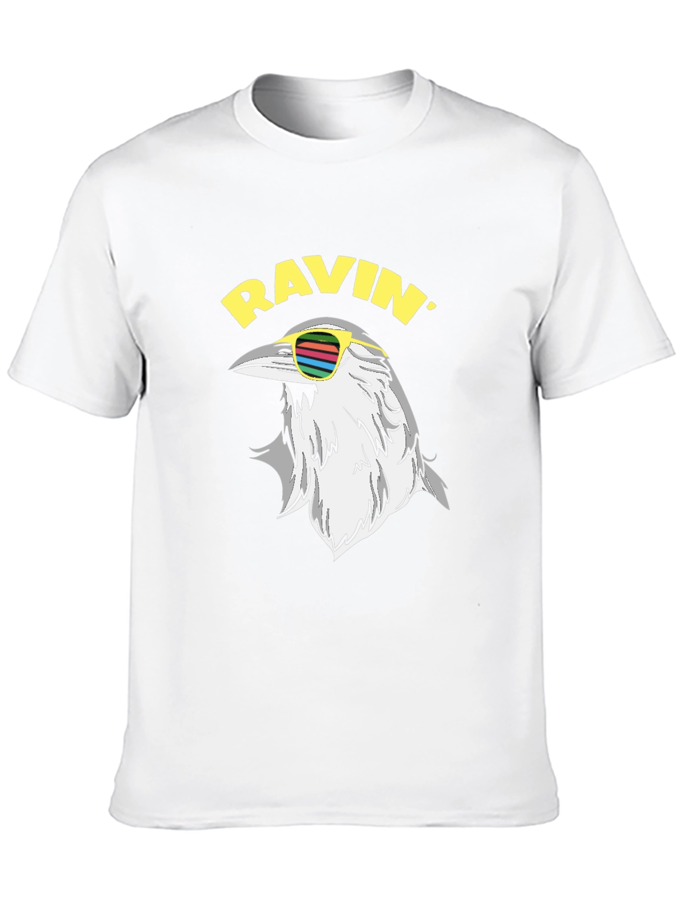Ravin Crow T-Shirt - Cool Bird Graphic Tee