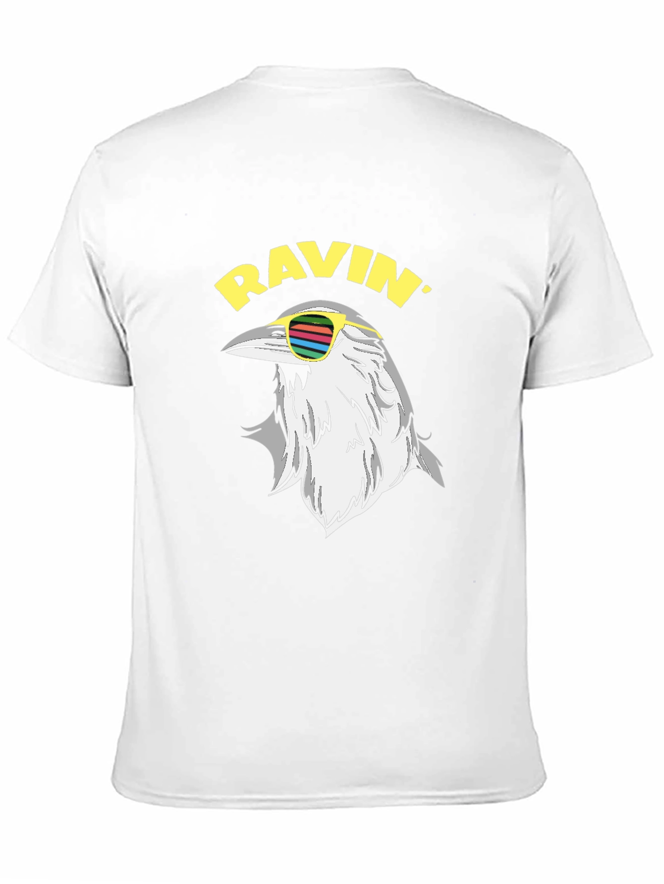 Ravin Crow T-Shirt - Cool Bird Graphic Tee