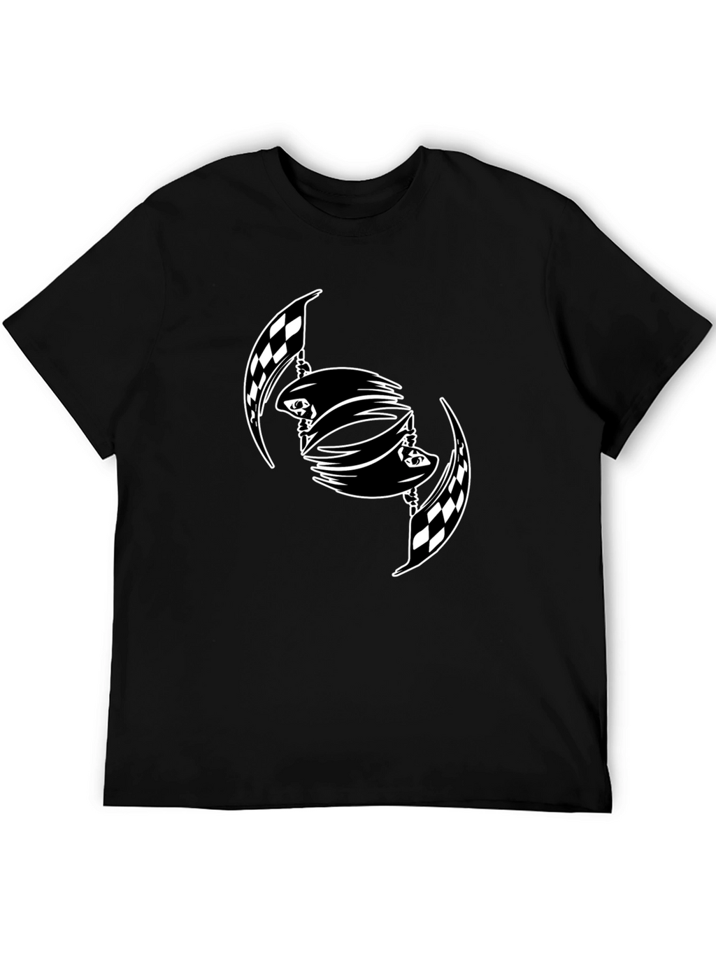 Checkered Flag T-Shirt: Graphic Tee for Race Fans