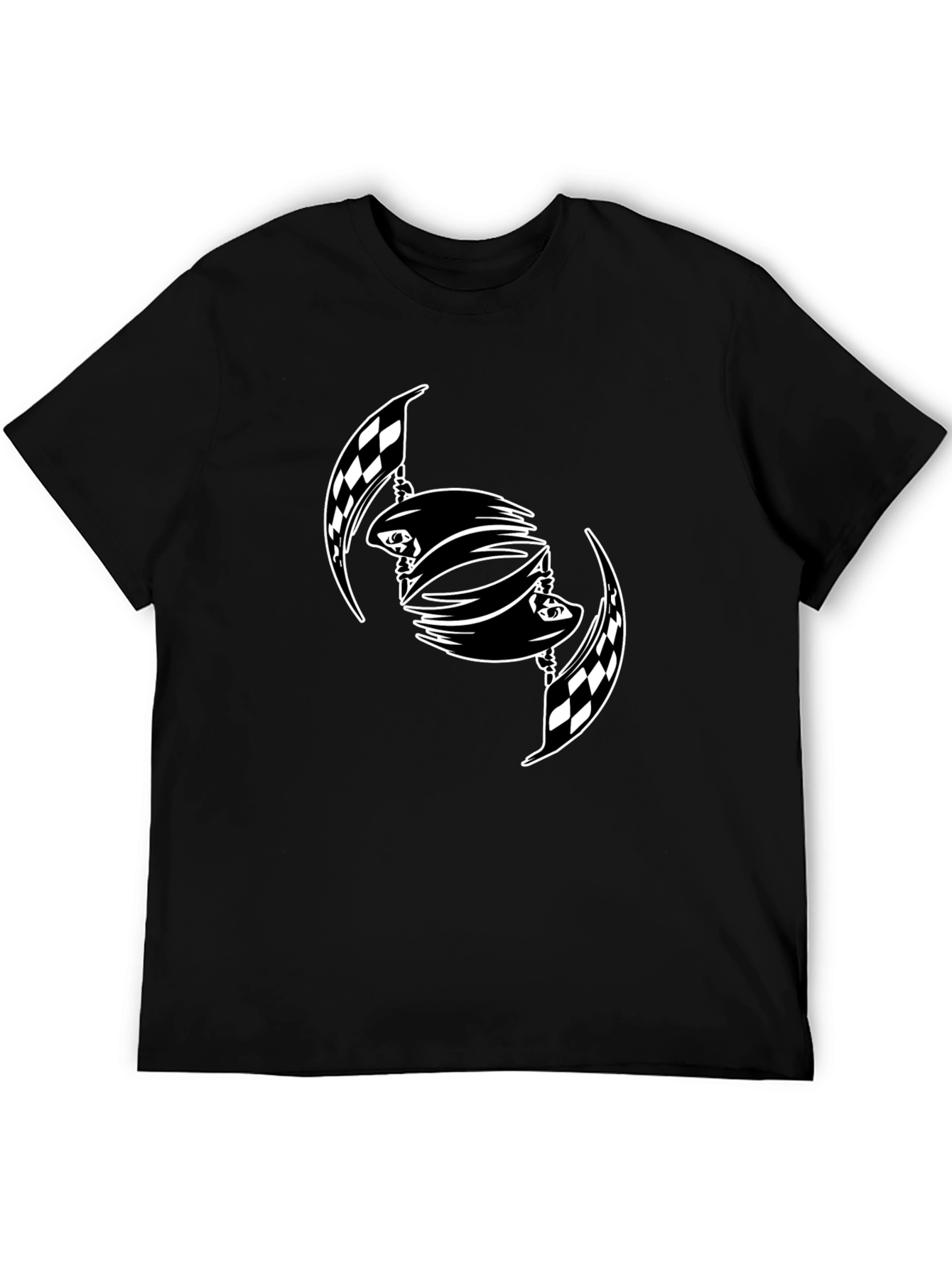 Checkered Flag T-Shirt: Graphic Tee for Race Fans