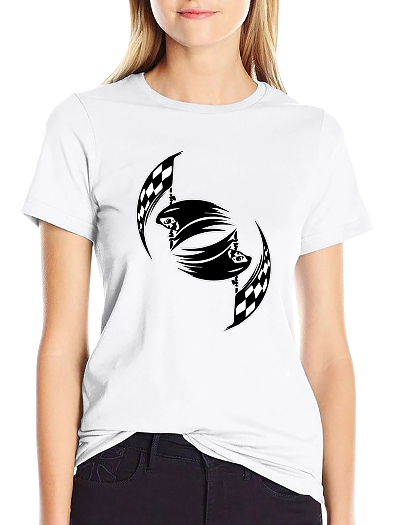 Checkered Flag T-Shirt: Graphic Tee for Race Fans