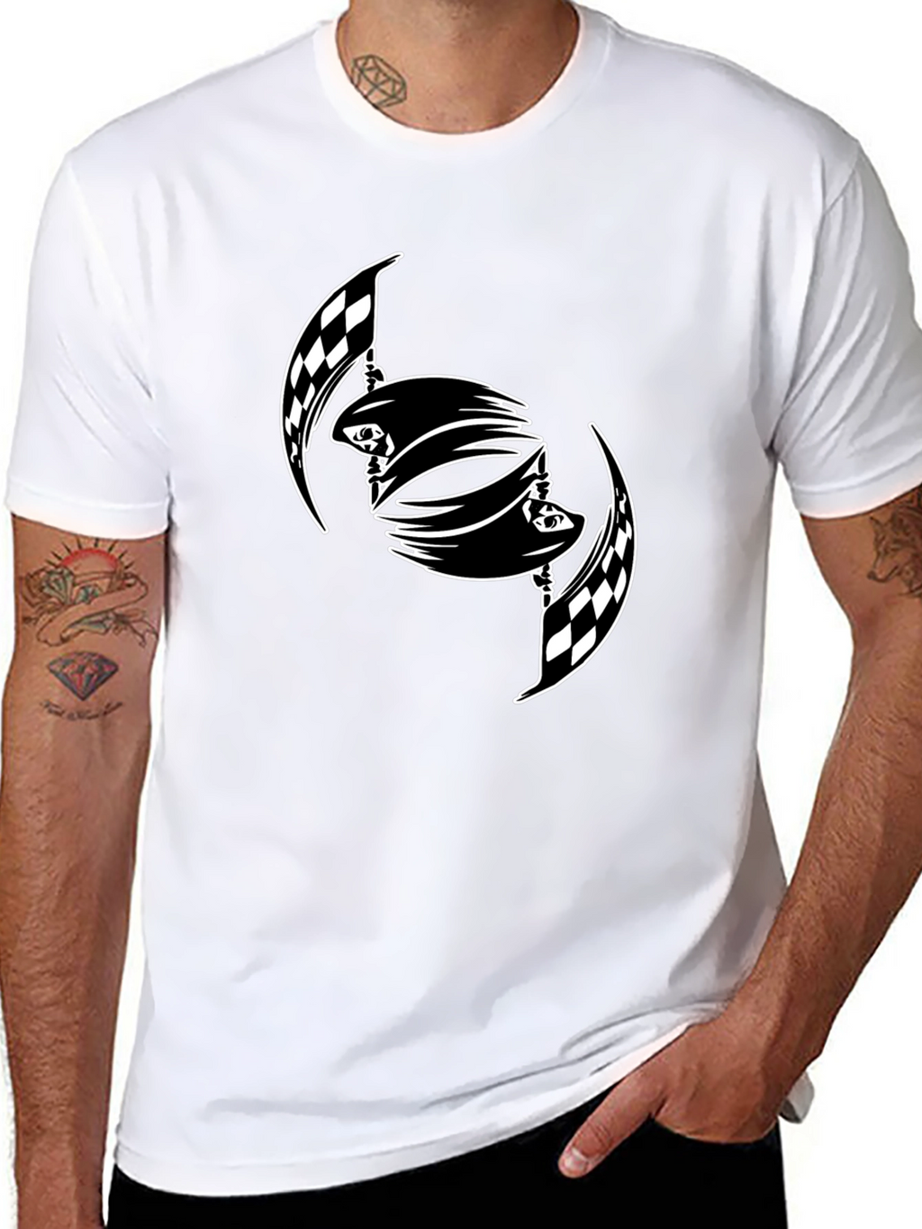 Checkered Flag T-Shirt: Graphic Tee for Race Fans