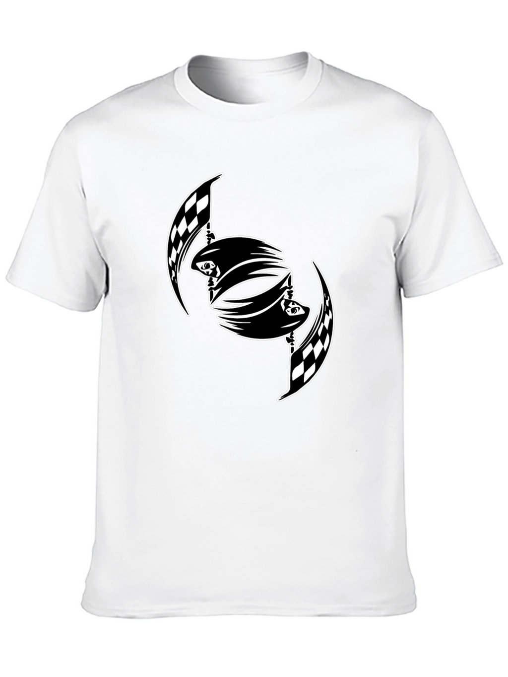 Checkered Flag T-Shirt: Graphic Tee for Race Fans