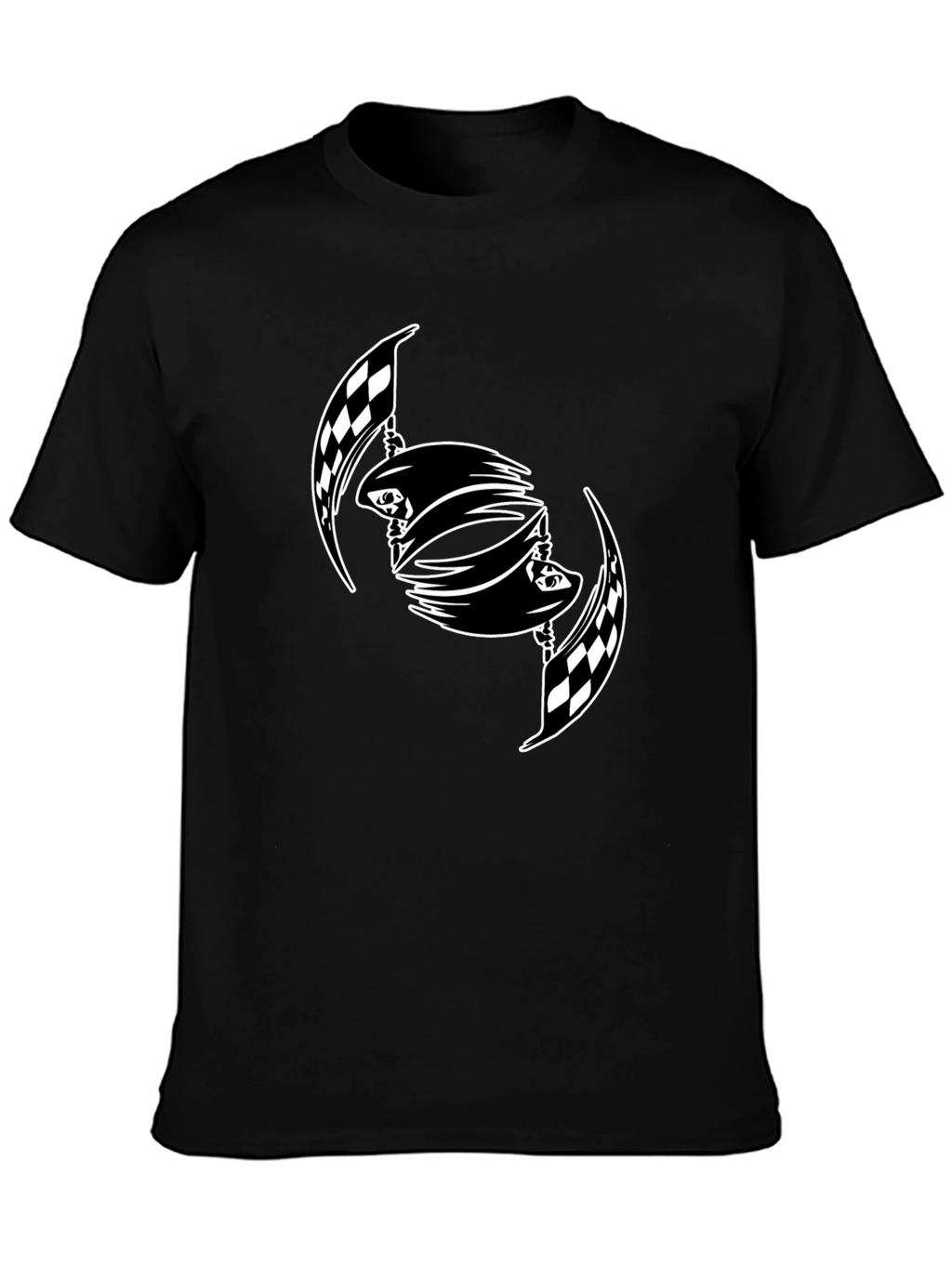 Checkered Flag T-Shirt: Graphic Tee for Race Fans