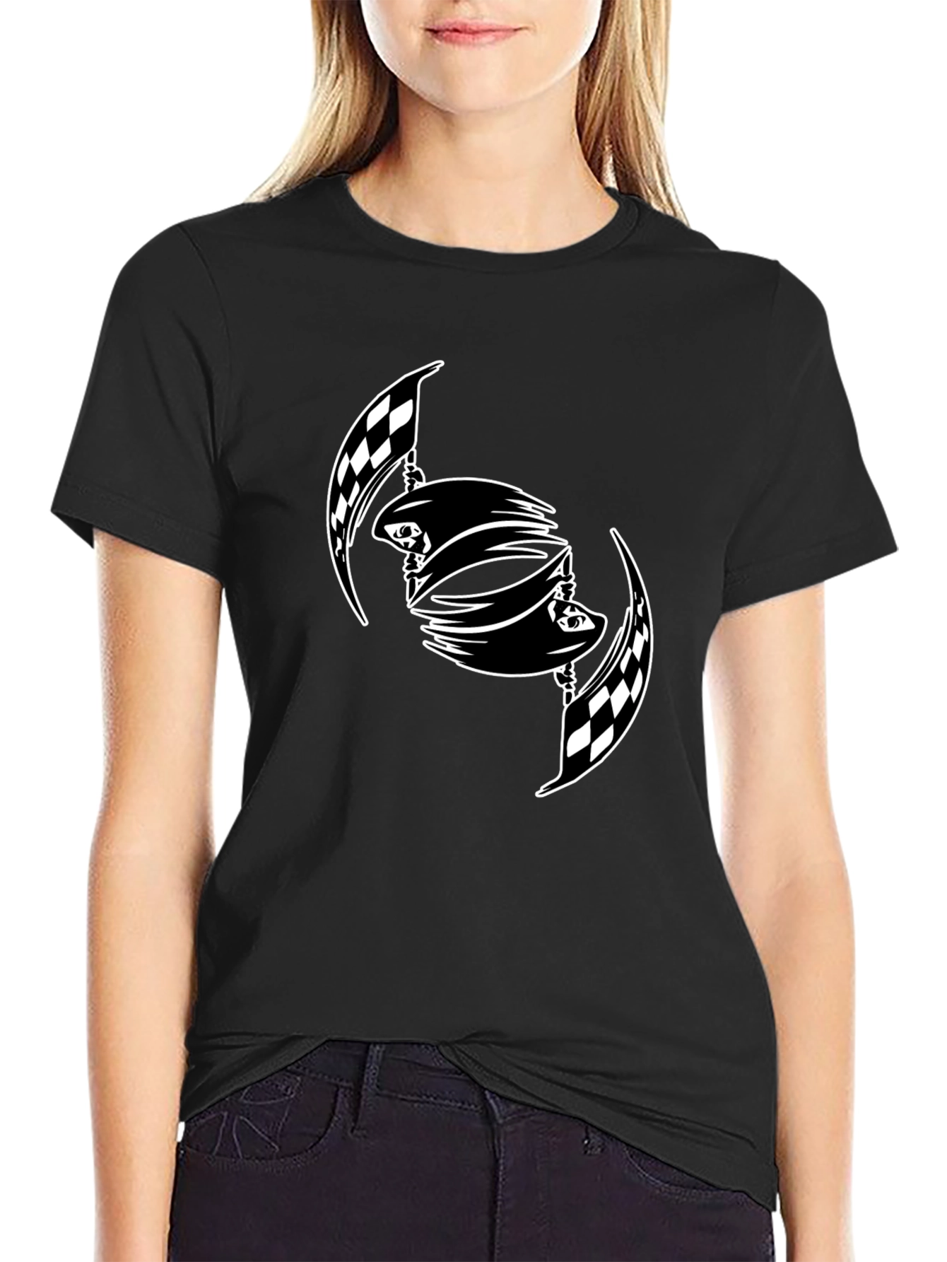 Checkered Flag T-Shirt: Graphic Tee for Race Fans