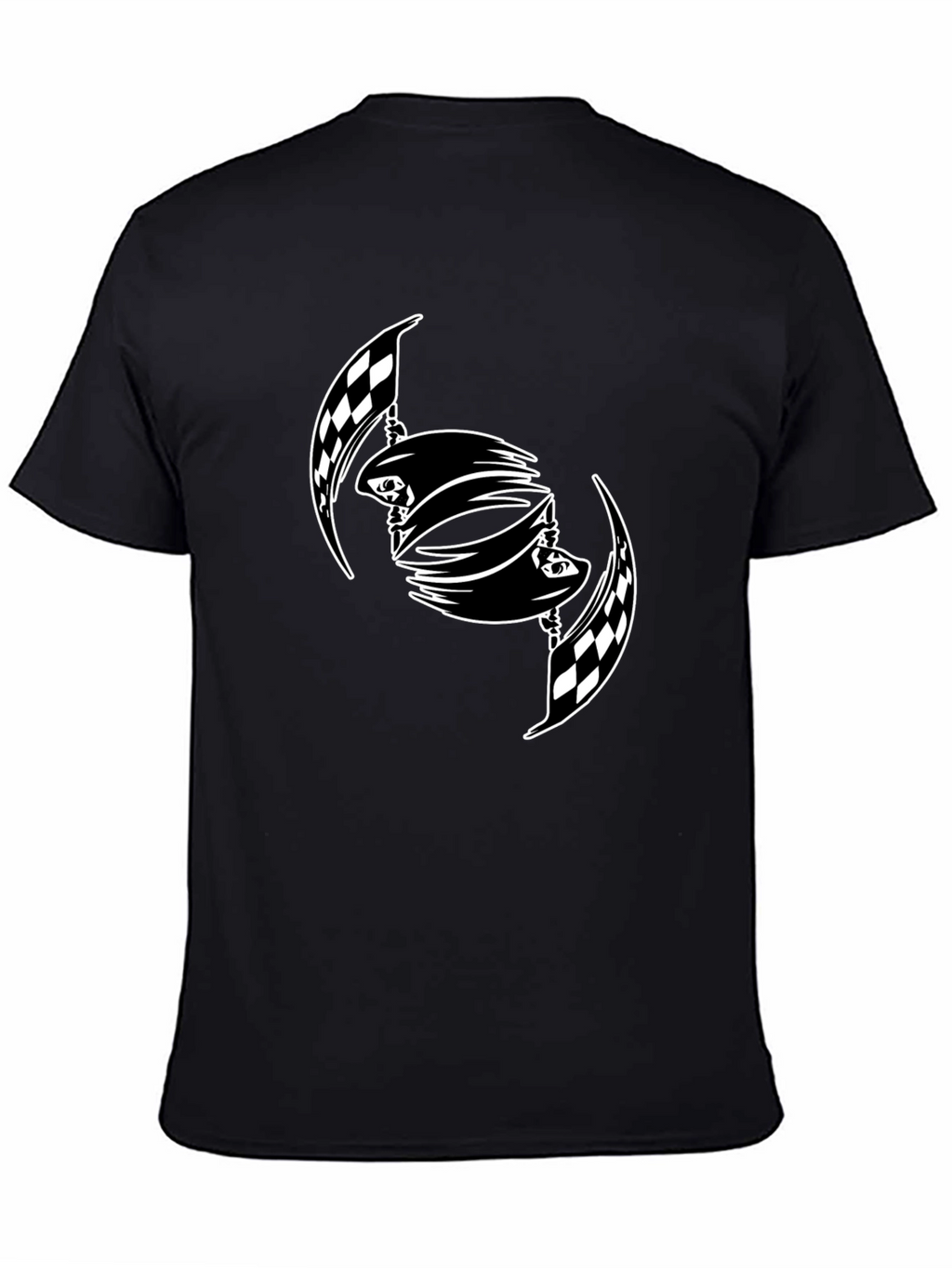 Checkered Flag T-Shirt: Graphic Tee for Race Fans