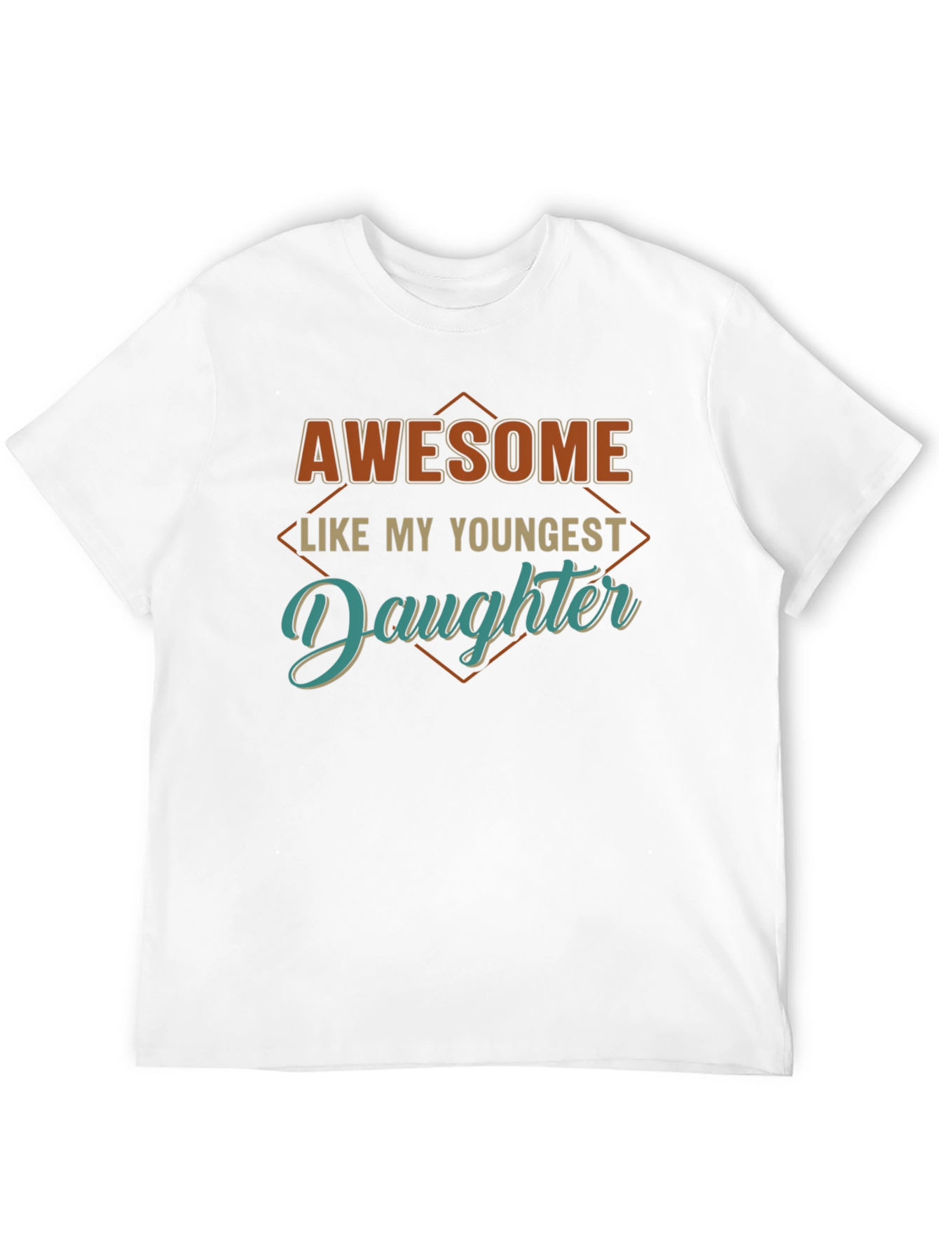 Awesome Like My Youngest Daughter Black T-Shirt