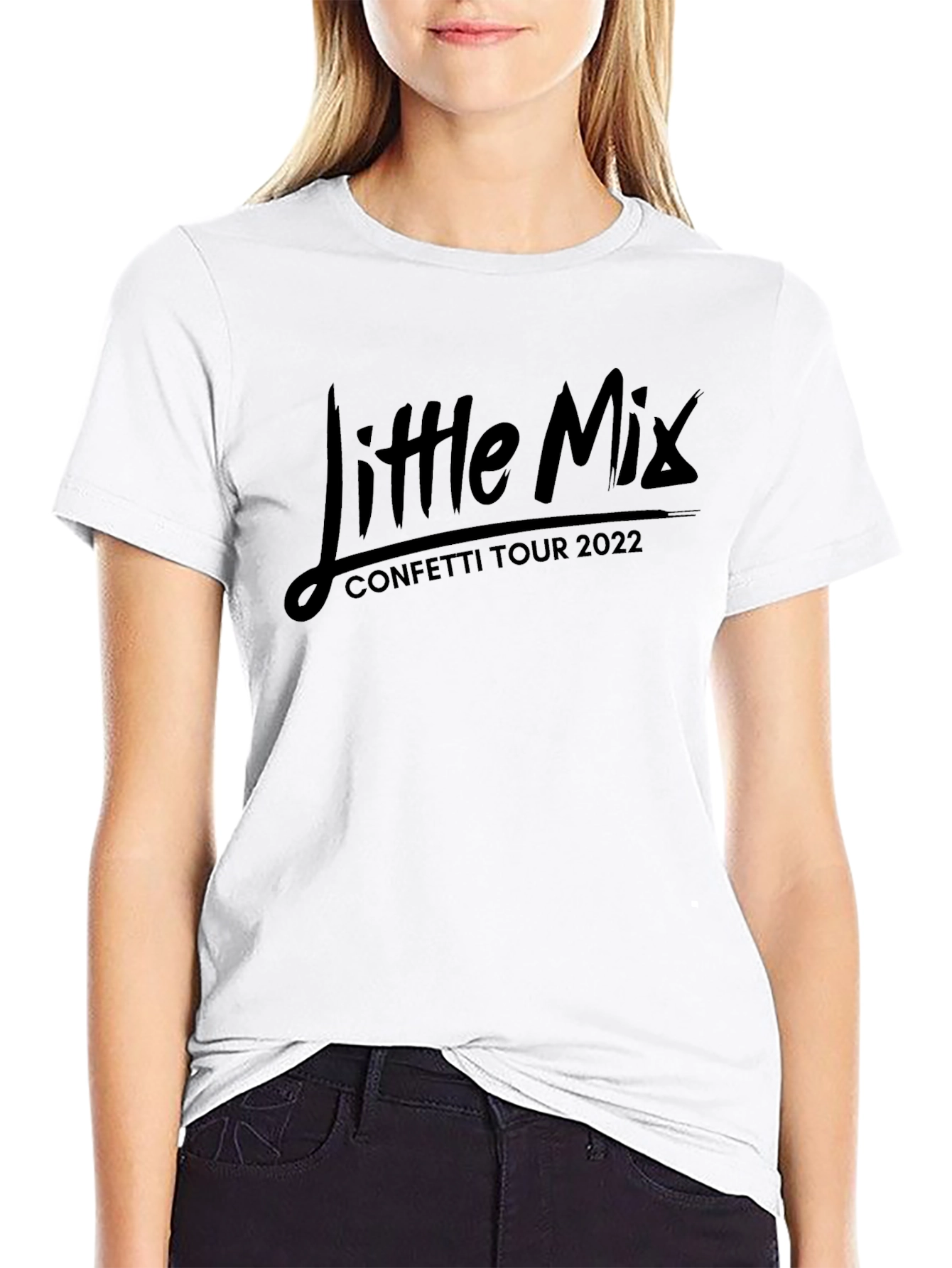 Little Mix Confetti Tour 2022 Black T-Shirt