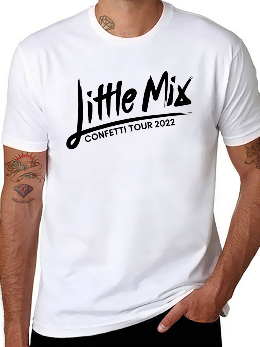 Little Mix Confetti Tour 2022 Black T-Shirt