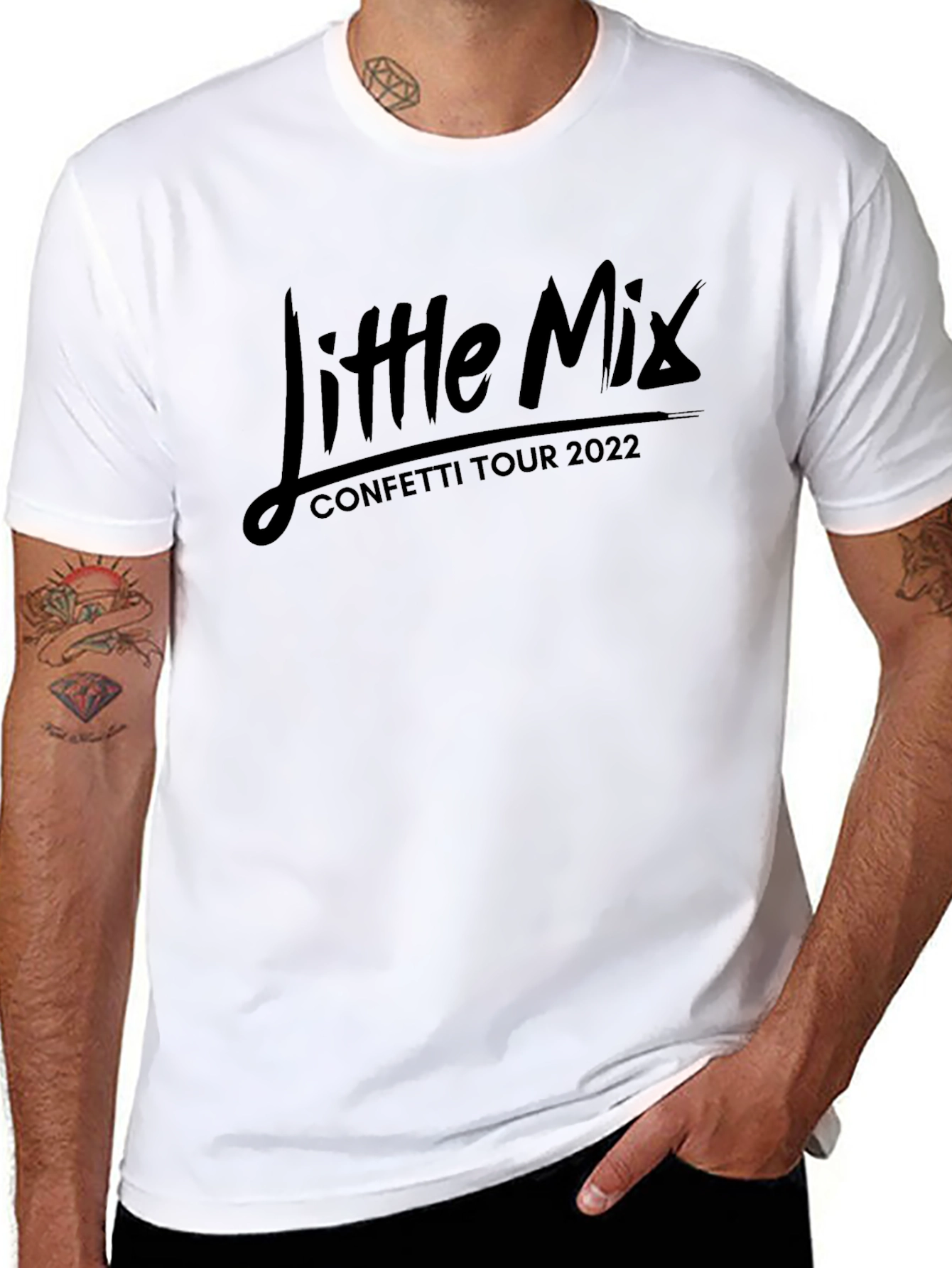 Little Mix Confetti Tour 2022 Black T-Shirt