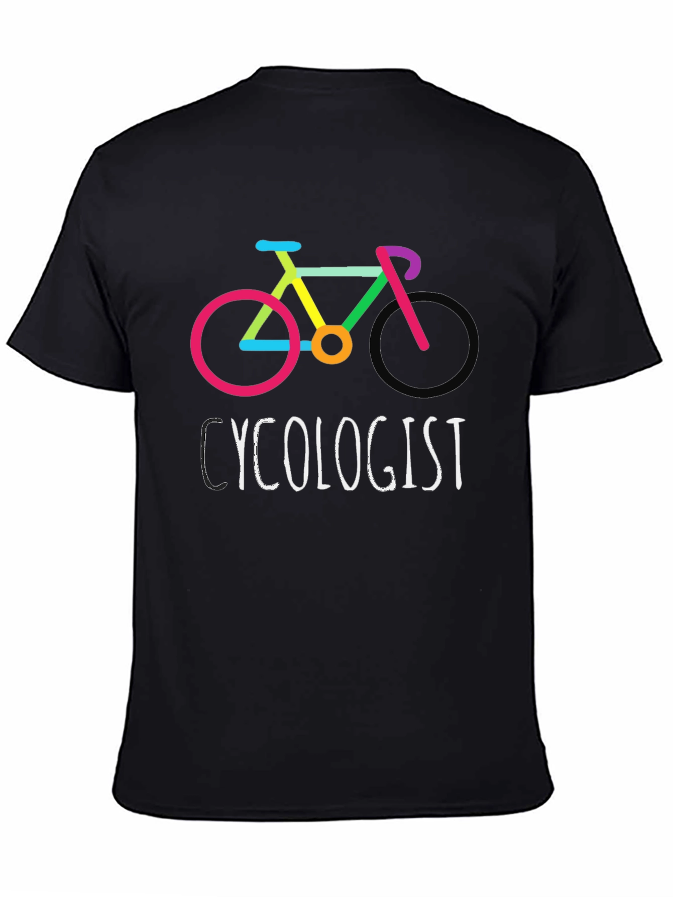 Cyclologist T-Shirt - Colorful Bike Graphic Tee