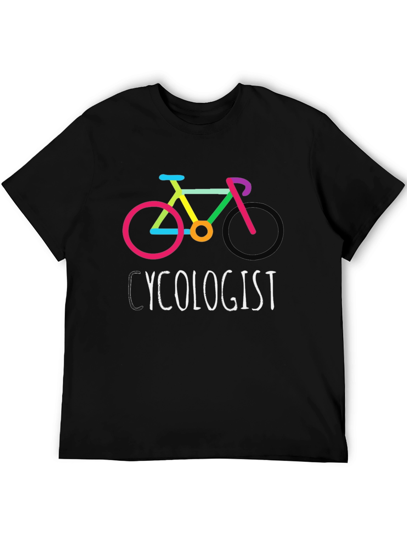 Cyclologist T-Shirt - Colorful Bike Graphic Tee