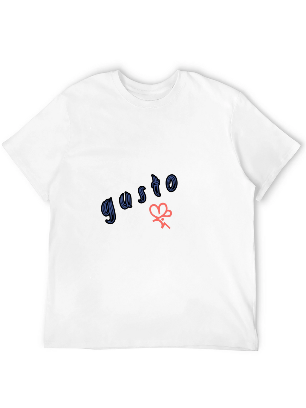 Gusto Graphic Tee - Stylish Black Cotton T-Shirt