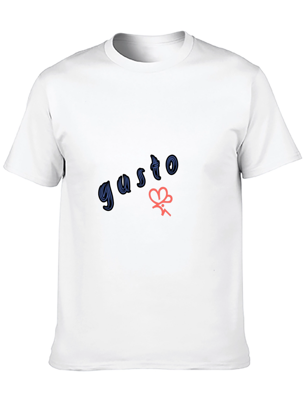 Gusto Graphic Tee - Stylish Black Cotton T-Shirt