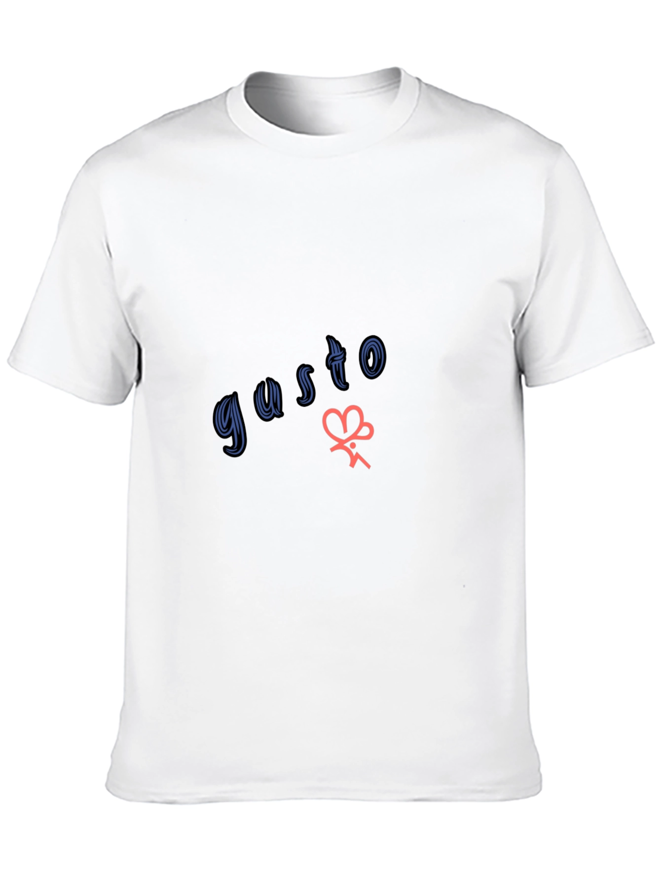 Gusto Graphic Tee - Stylish Black Cotton T-Shirt