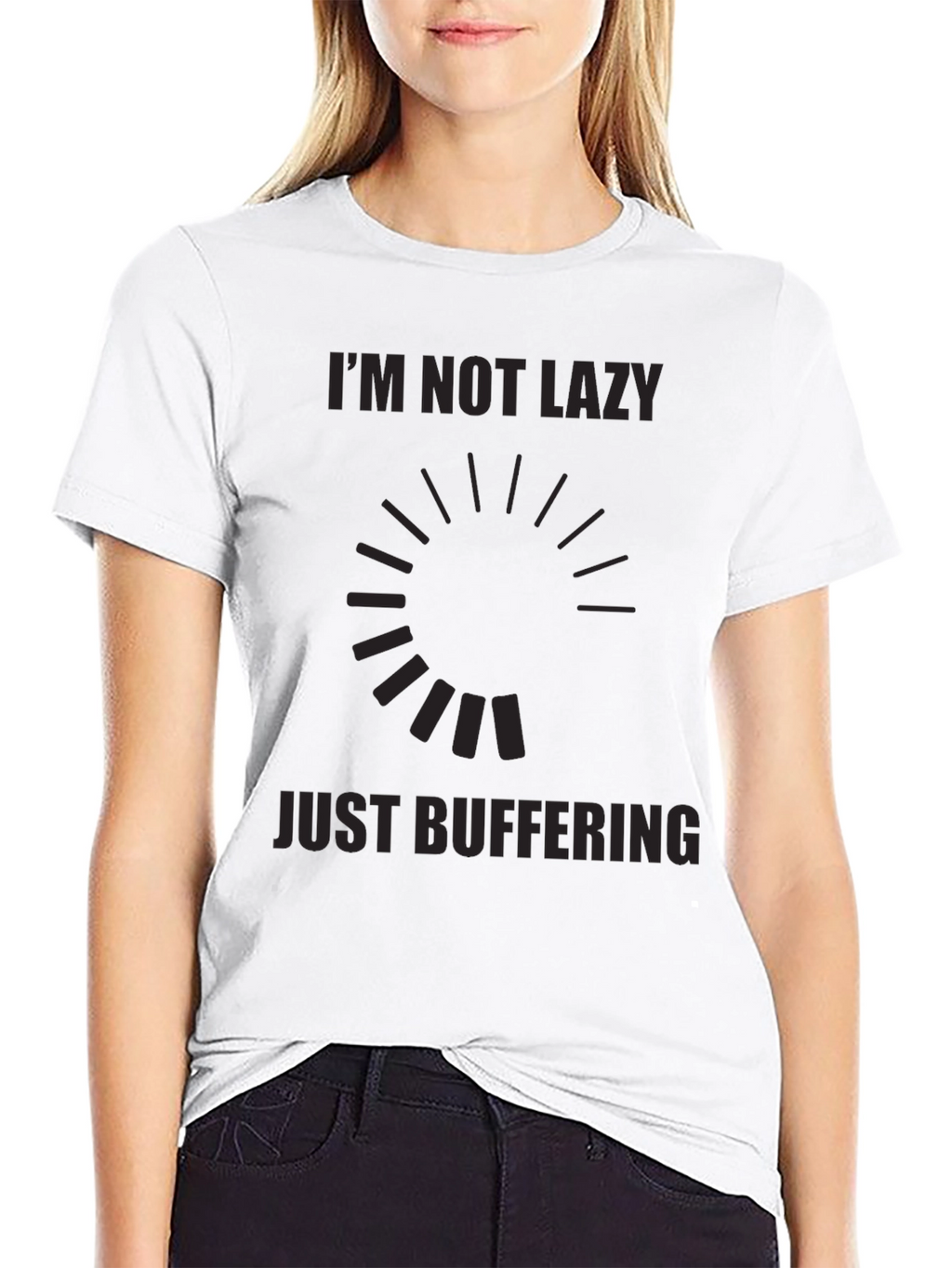 Im Not Lazy Just Buffering Graphic Tee