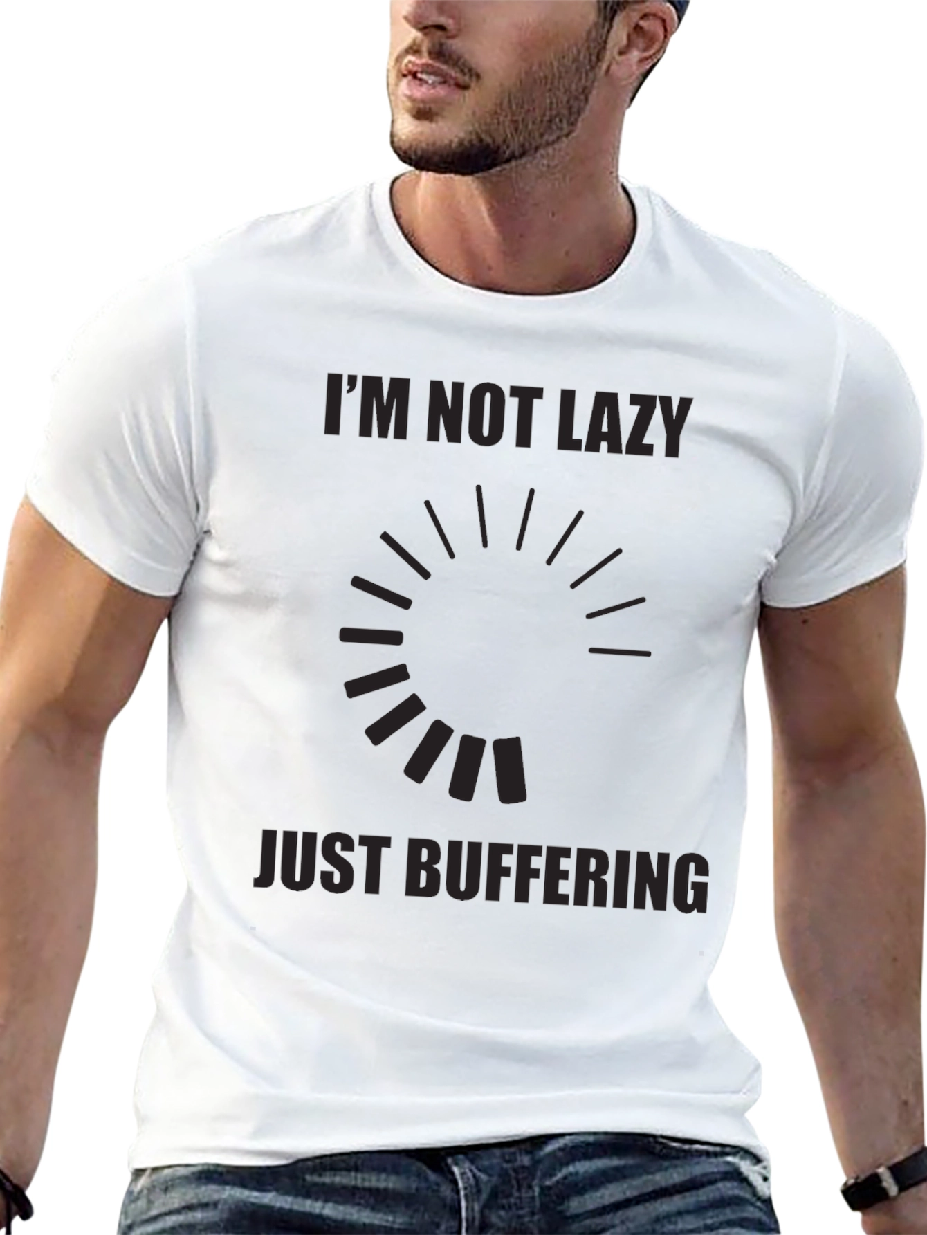 Im Not Lazy Just Buffering Graphic Tee