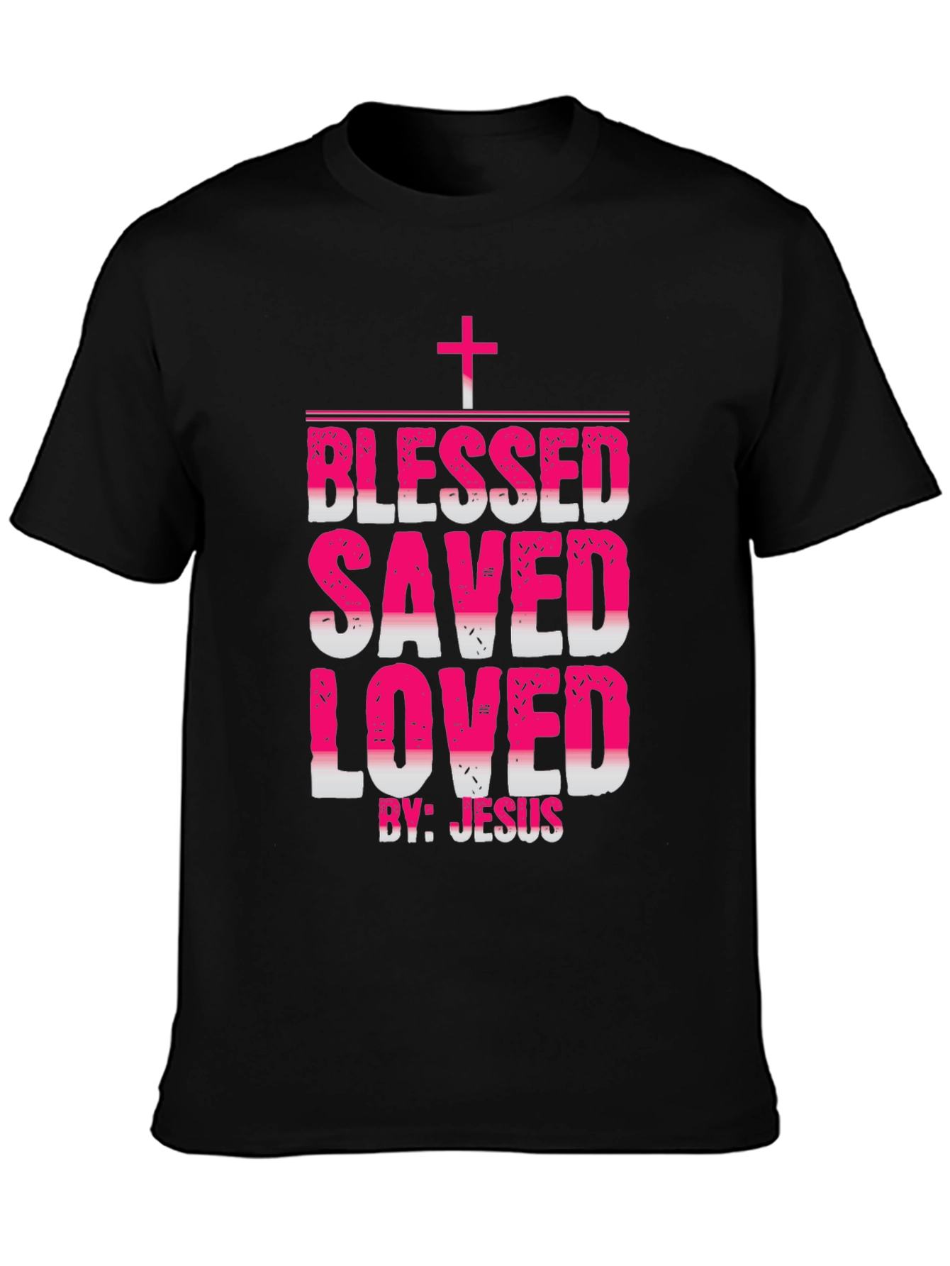Blessed Saved Loved Christian T-Shirt