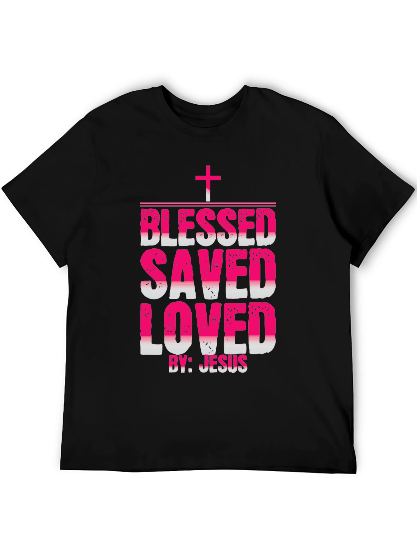 Blessed Saved Loved Christian T-Shirt