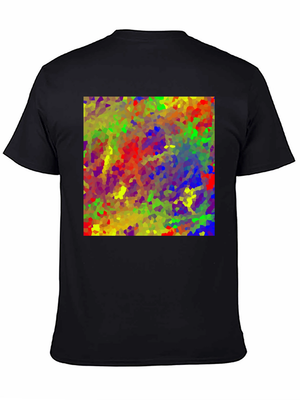 Abstract Mosaic Art T-Shirt - Vibrant Graphic Tee