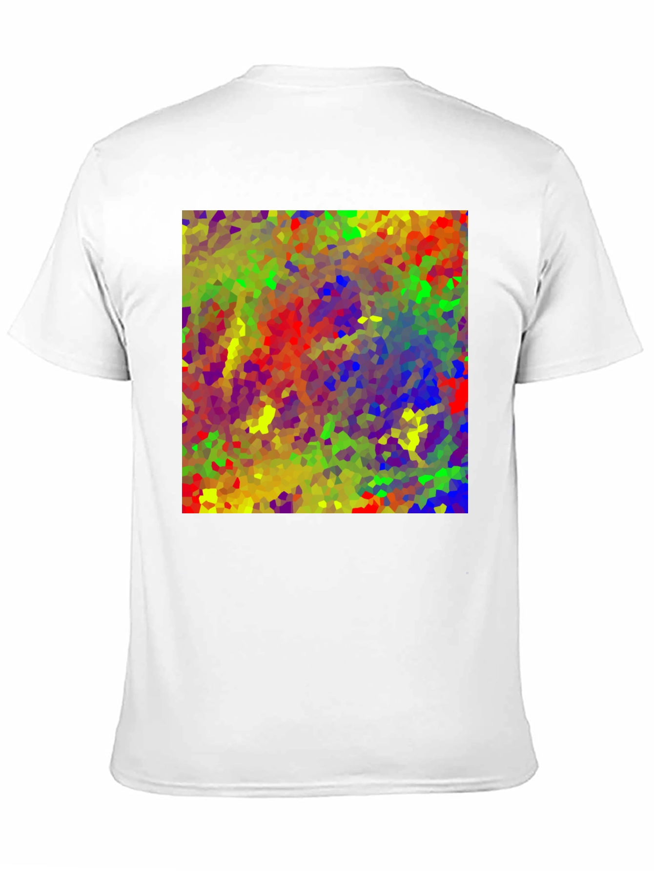 Abstract Mosaic Art T-Shirt - Vibrant Graphic Tee