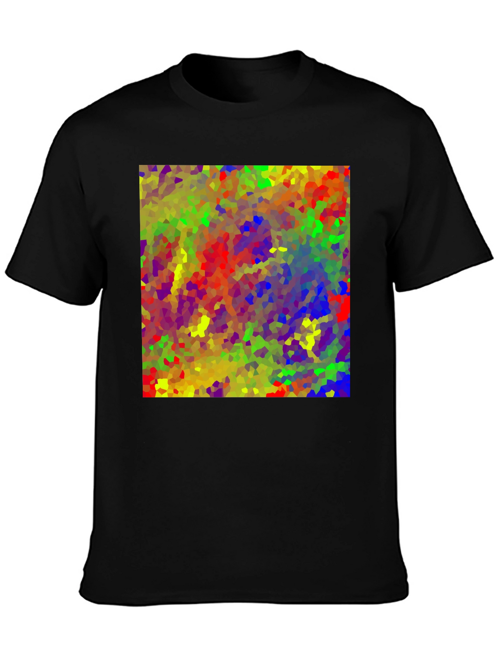 Abstract Mosaic Art T-Shirt - Vibrant Graphic Tee