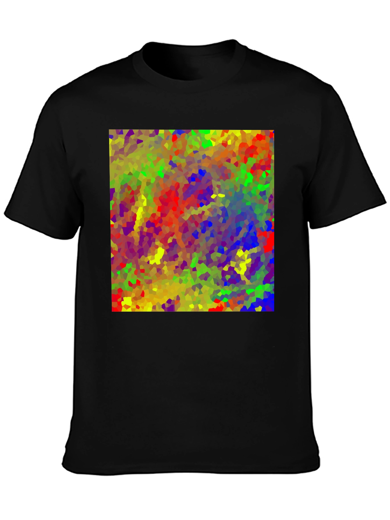 Abstract Mosaic Art T-Shirt - Vibrant Graphic Tee