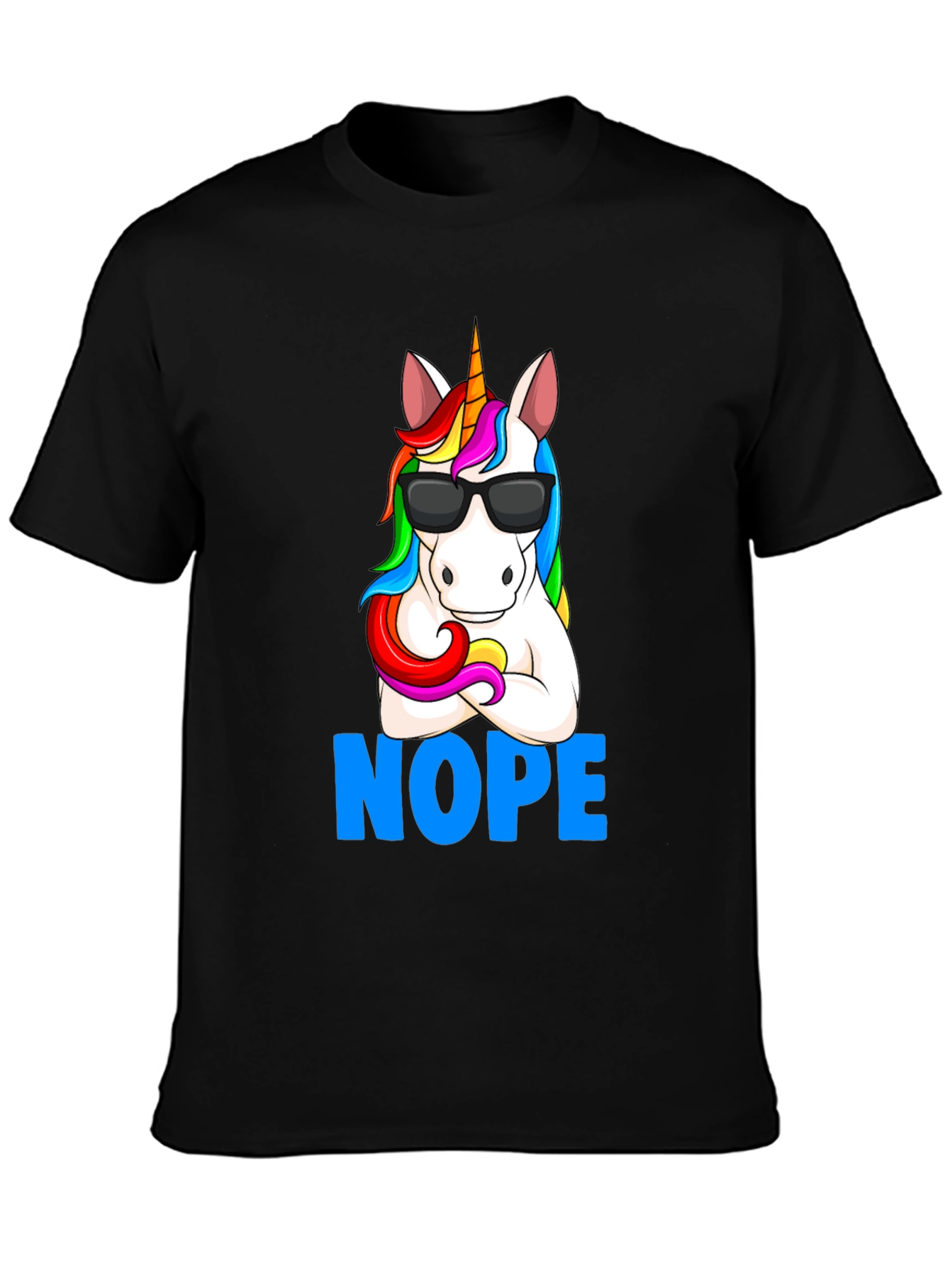 Unicorn NOPE T-Shirt - Funny Graphic Tee