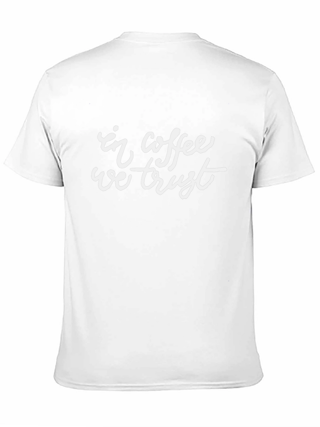 In Coffee We Trust Graphic Tee - Black