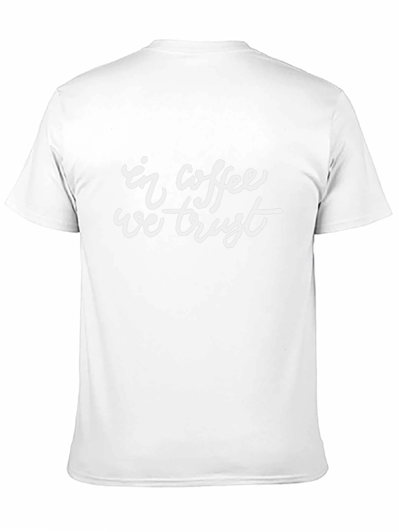 In Coffee We Trust Graphic Tee - Black