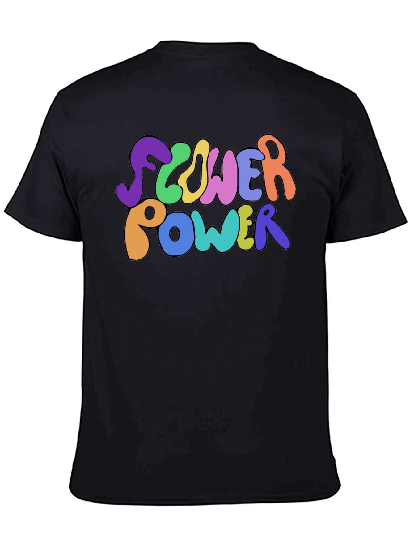 Flower Power Graphic Tee - Groovy Retro Style