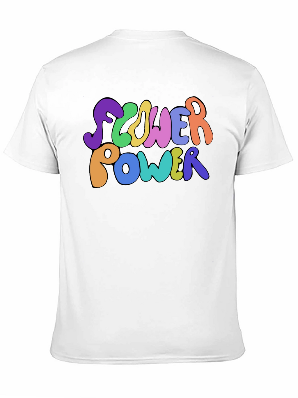 Flower Power Graphic Tee - Groovy Retro Style