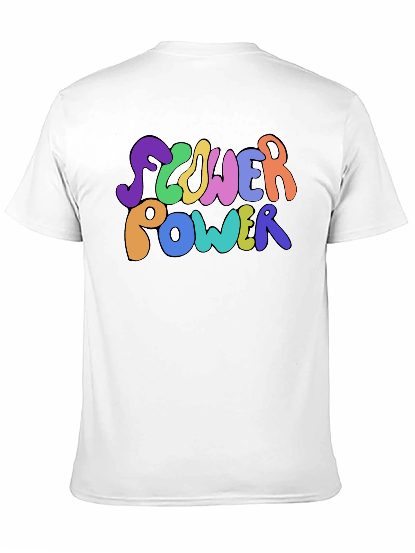 Flower Power Graphic Tee - Groovy Retro Style