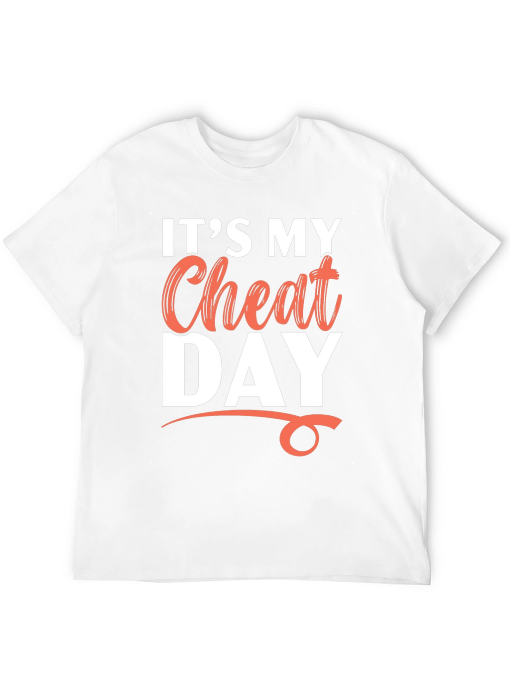 Its My Cheat Day Black Graphic T-Shirt