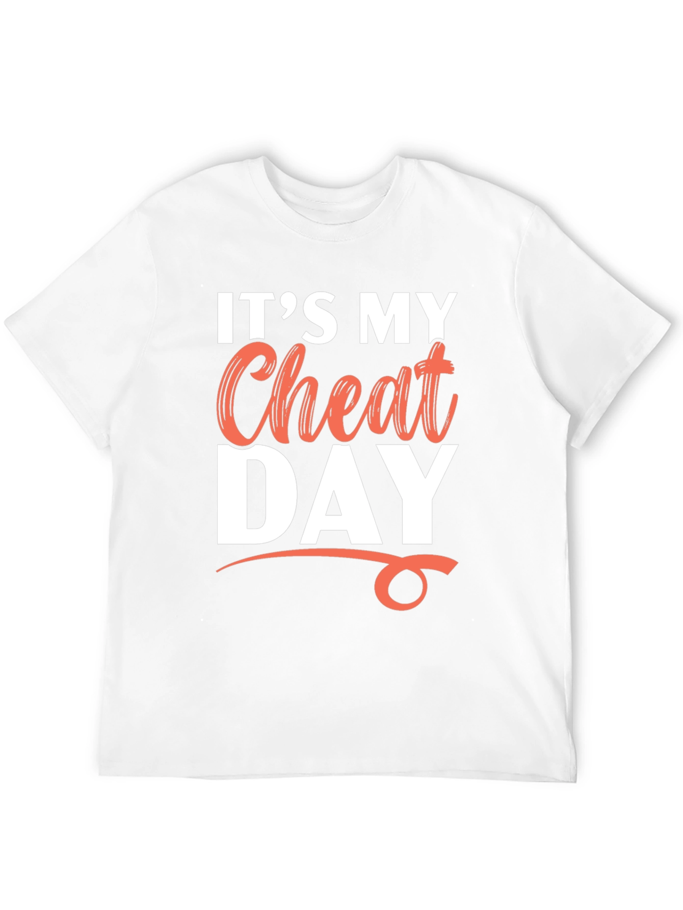 Its My Cheat Day Black Graphic T-Shirt