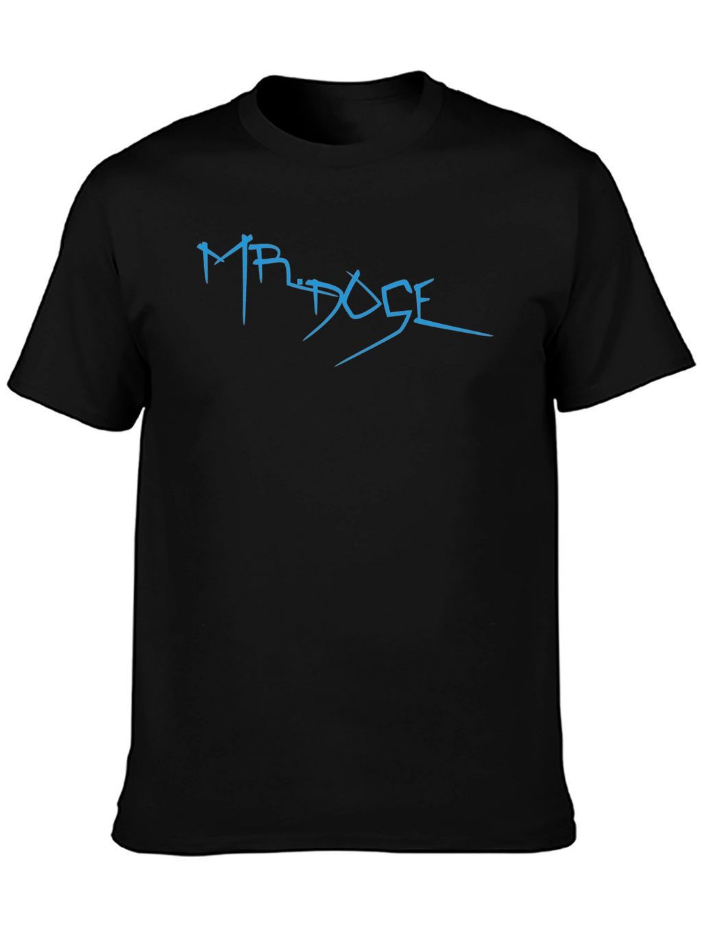 MR. DOSE Graphic Black T-Shirt - Stylish Casual Wear