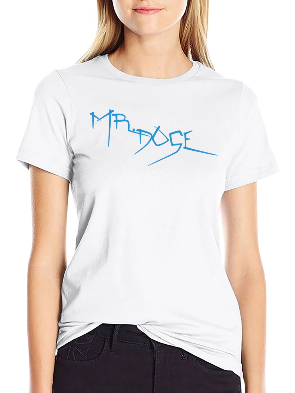 MR. DOSE Graphic Black T-Shirt - Stylish Casual Wear
