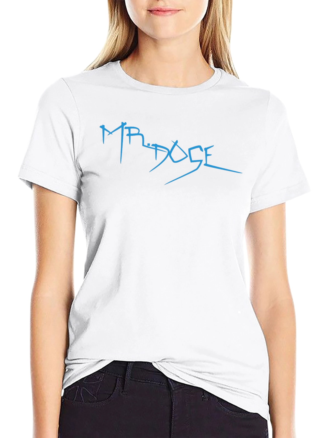 MR. DOSE Graphic Black T-Shirt - Stylish Casual Wear
