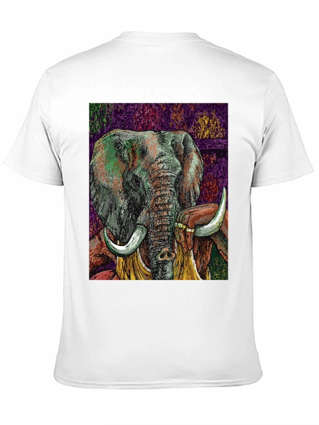 Elephant Art Graphic T-Shirt
