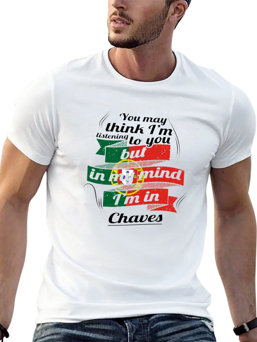 Chaves Portugal Mind T-Shirt - Travel Souvenir Tee