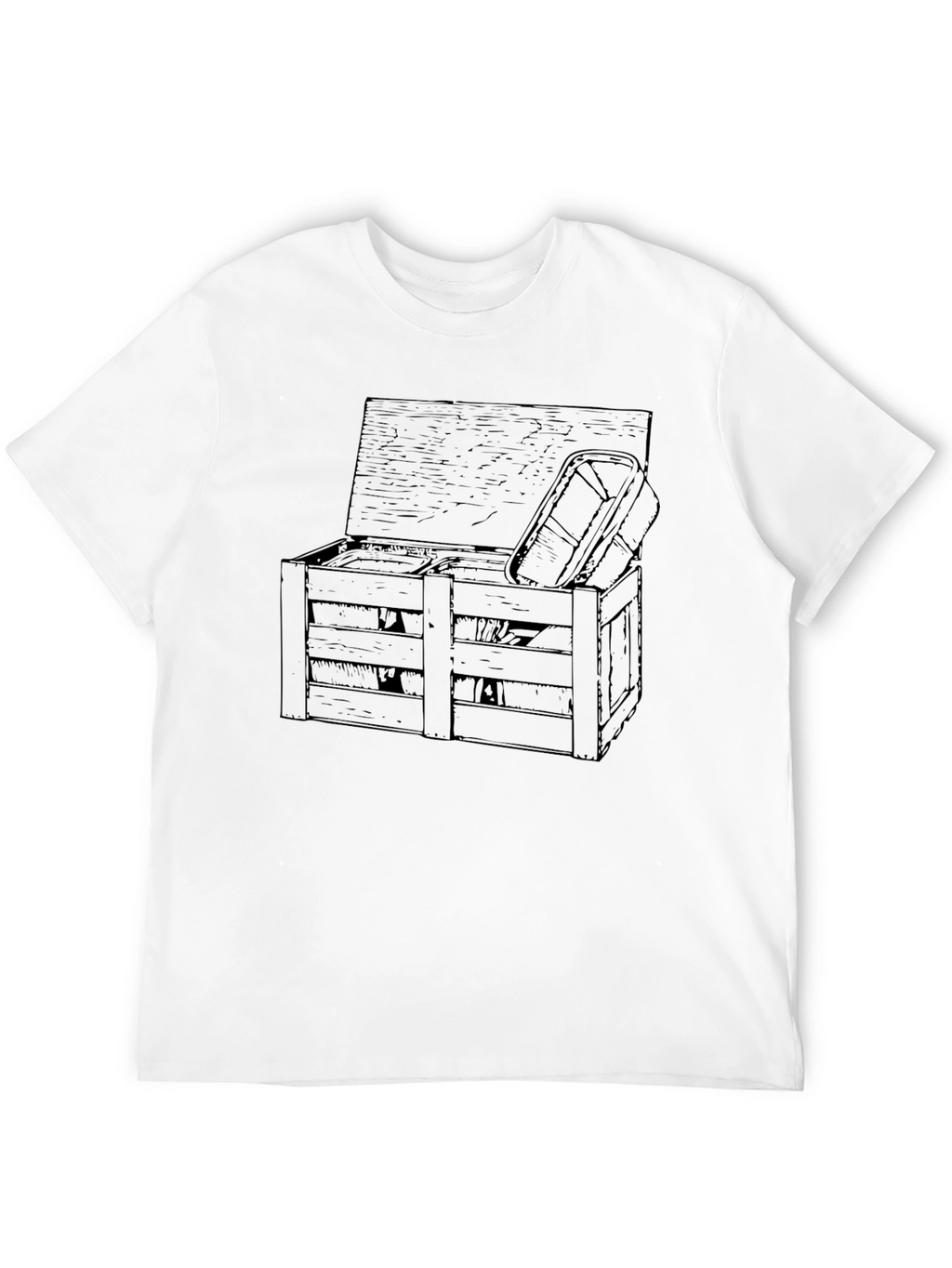 Novelty Crate Graphic Tee - Unique Design!