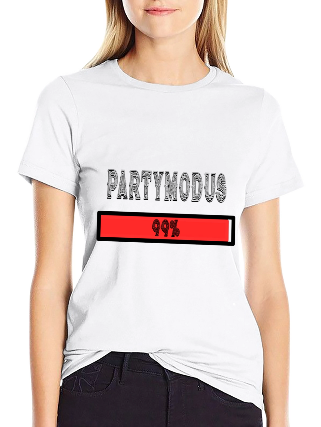 Partymodus 99% Funny Graphic T-Shirt
