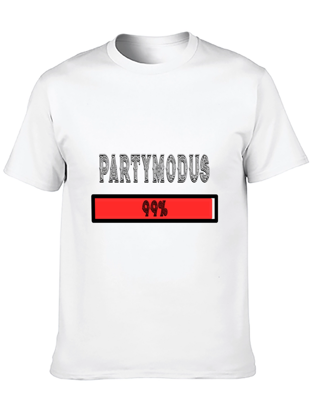 Partymodus 99% Funny Graphic T-Shirt