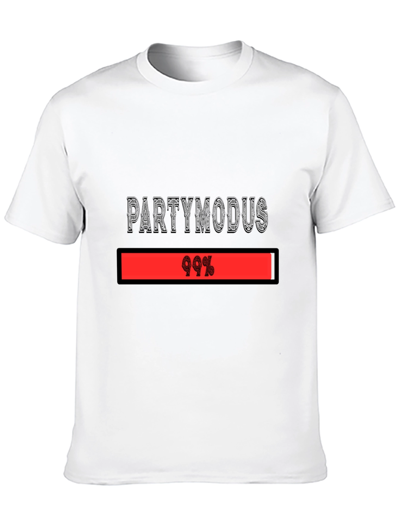Partymodus 99% Funny Graphic T-Shirt